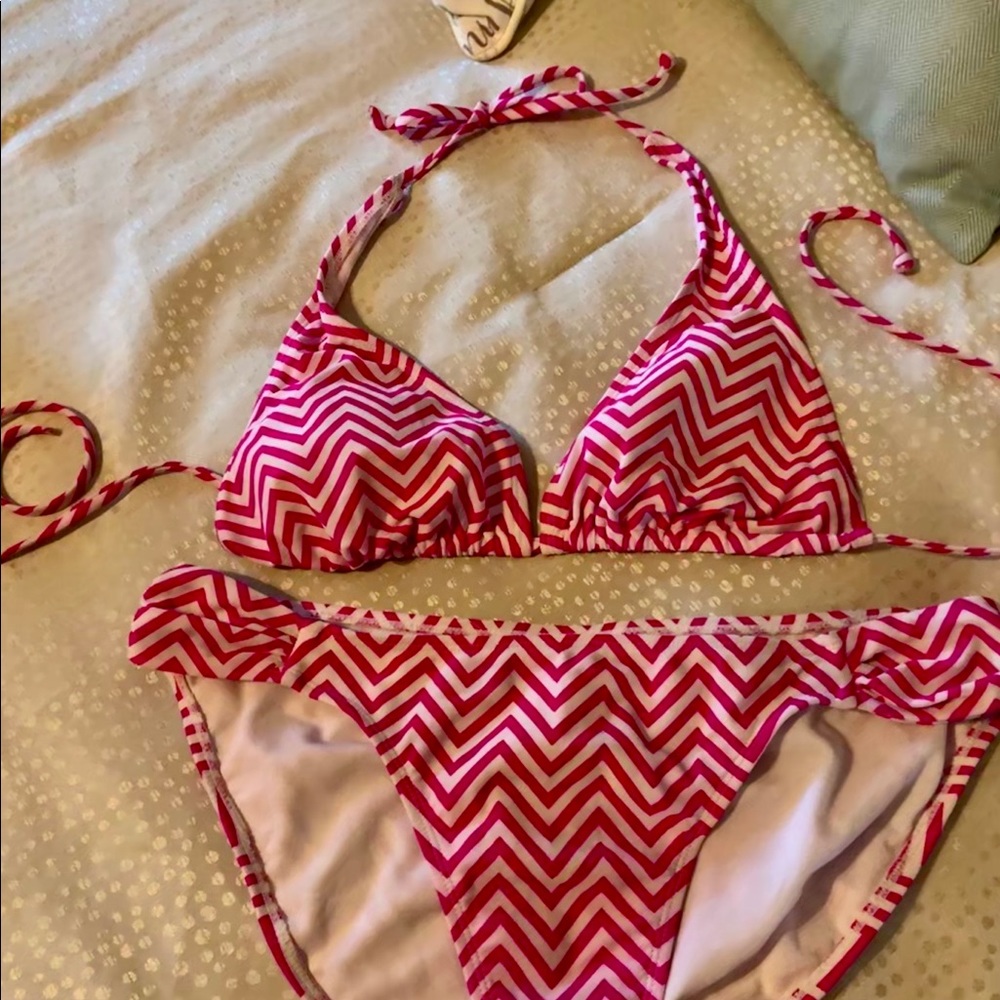 Two Piece Bathing Suit.